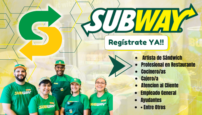 Empleos en Subway USA