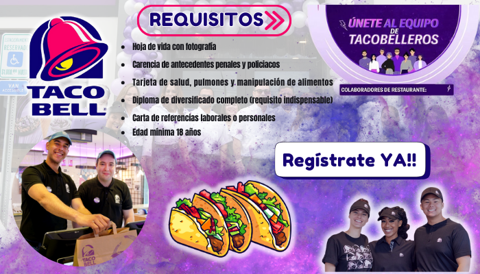 Empleos en Taco Bell USA